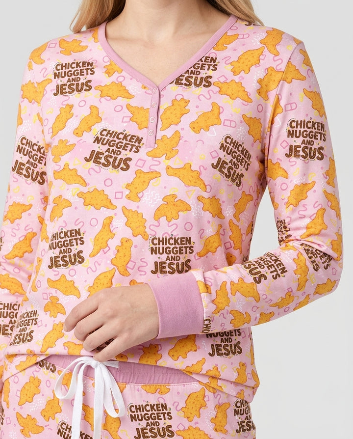 Vorlage Bambus Damen Pyjama Set