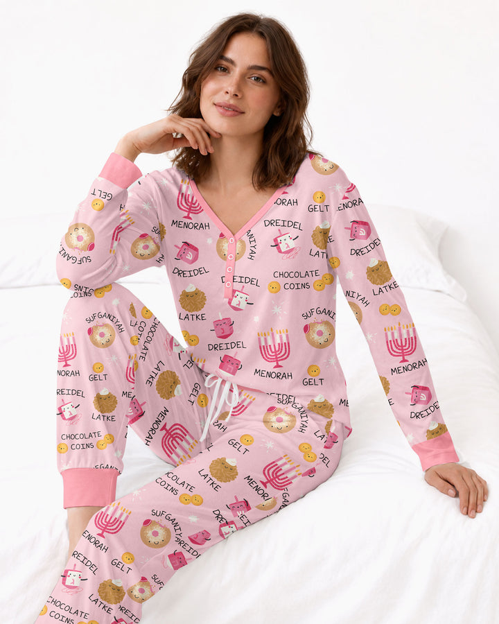 Vorlage Damen Pyjama Set