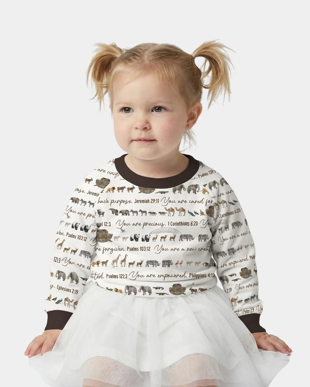 Biblische Arche Noah Bambus-Rundhals-Sweatshirt