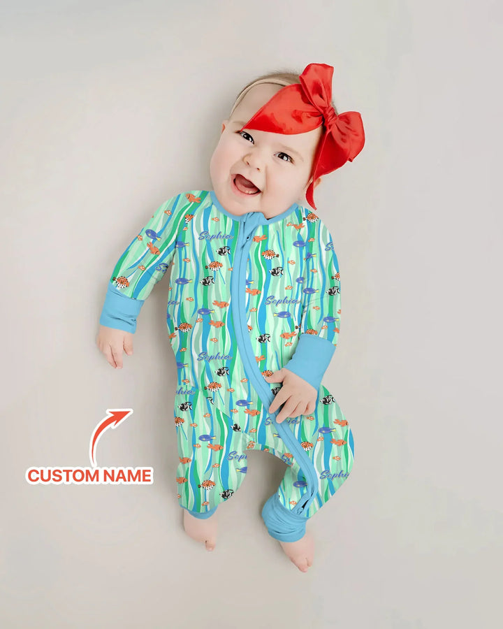 Gerippte Babykleidung mit individuellem Foto - Weich &amp; Skizzenhaft