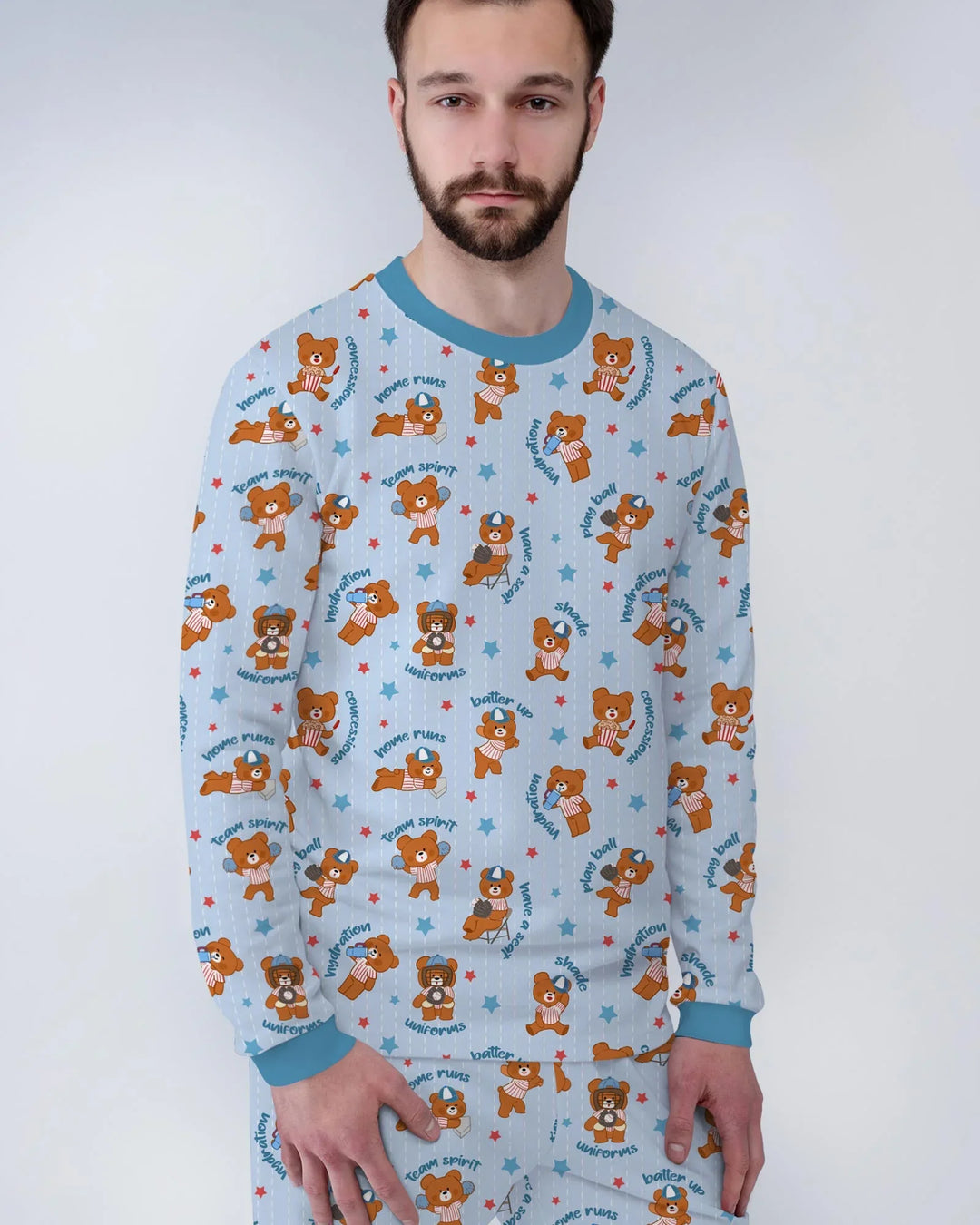 Vorlage Herren-Pyjama-Set