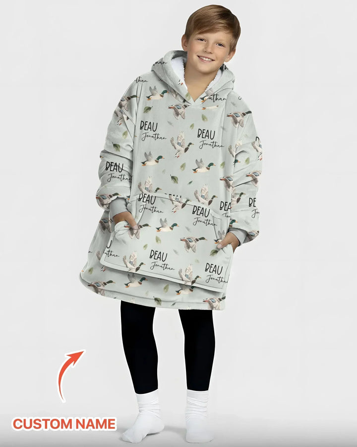 Personalisierbarer Stockenten-Bambus-Deckenhoodie