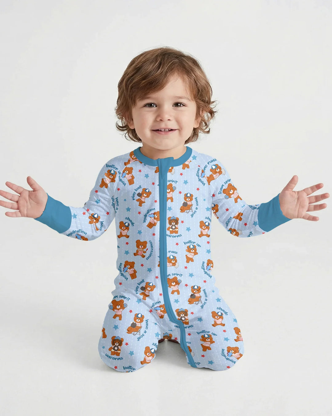 Born To Play Baseball Bamboo Convertible Zippy