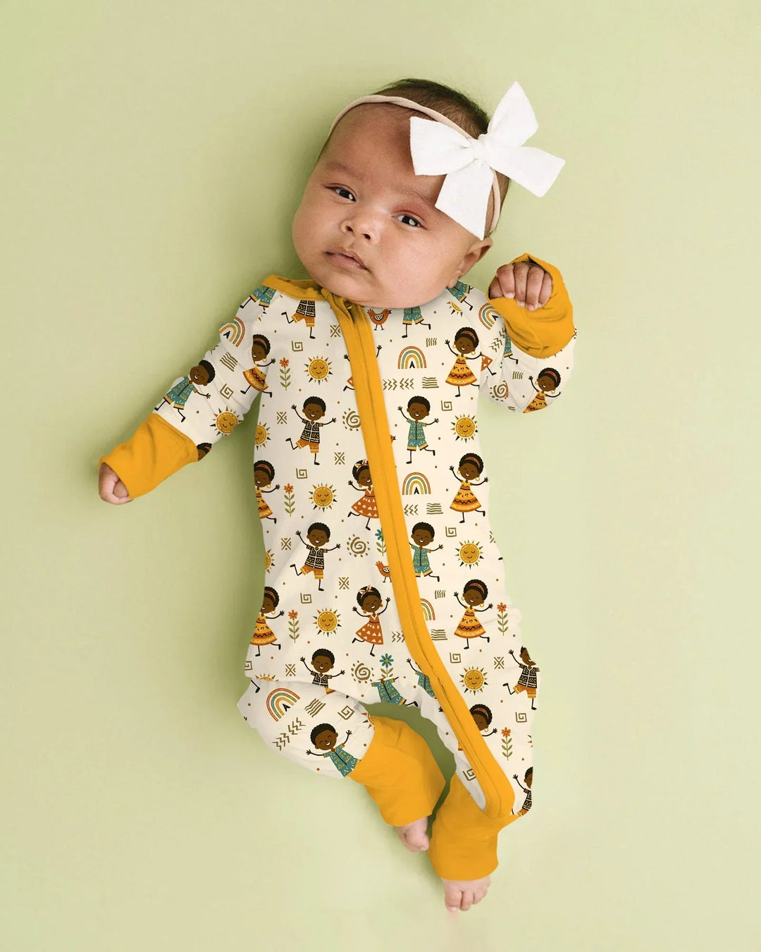 Gerippte Babykleidung mit individuellem Foto - Weich &amp; Skizzenhaft