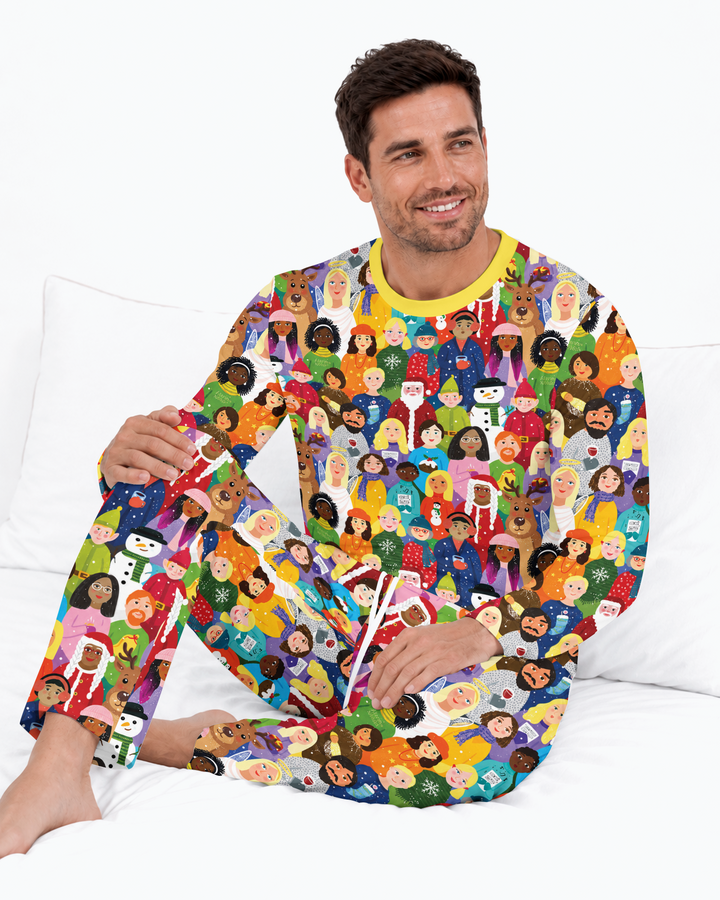 Together for Christmas Bamboo Men's Pajama Set