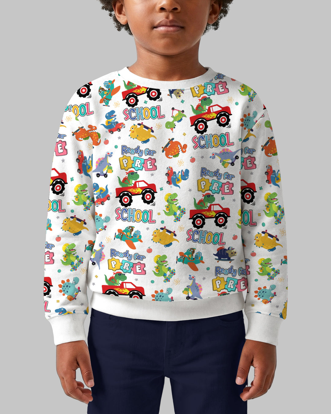 Sweatshirt mit Rundhalsausschnitt aus Bambusfaser