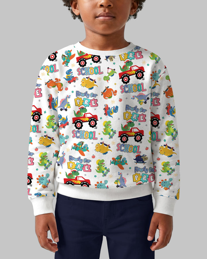 Sweatshirt mit Rundhalsausschnitt aus Bambusfaser