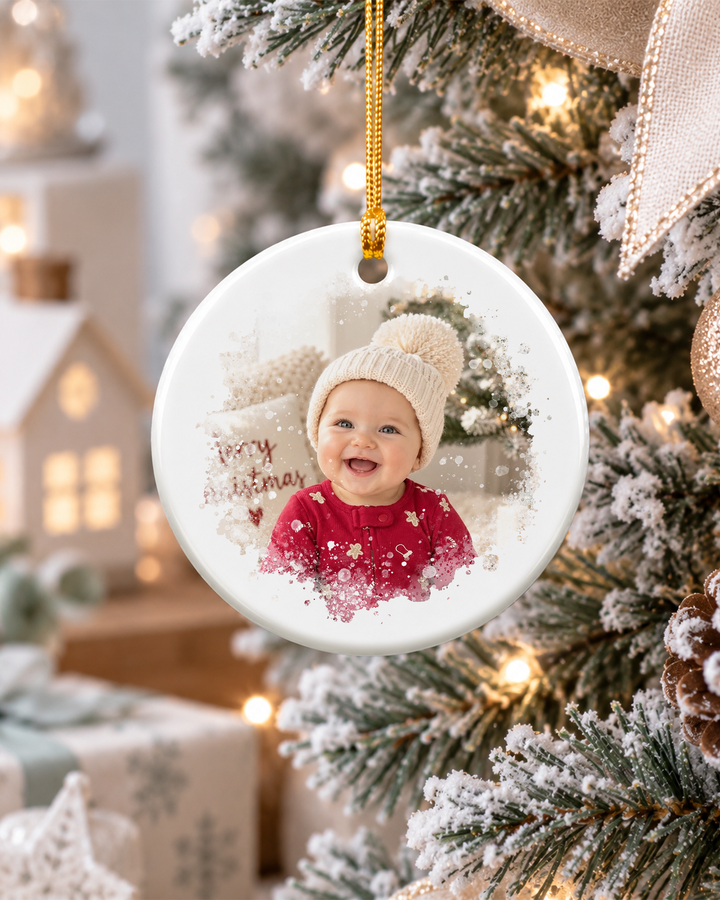 Baby's First Christmas Ceramic Ornament