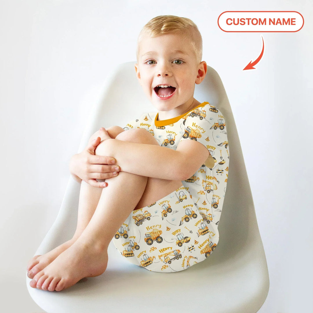 Zweiteiliges Pyjama-Set mit kurzen Ärmeln und Shorts im Sommer-Design