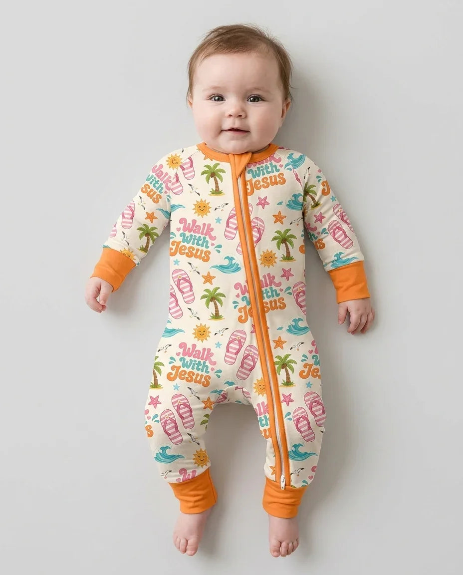Groovy Summer Walk With Jesus Bamboo Convertible Zippy