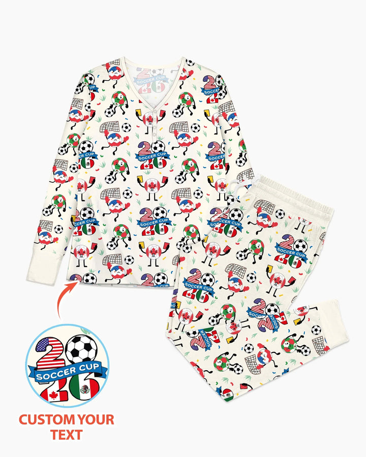 Vorlage Bambus Damen Pyjama Set