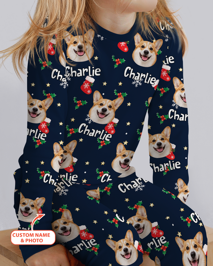 My Furry Christmas Bamboo Two Piece Long Sleeve Pajama Set