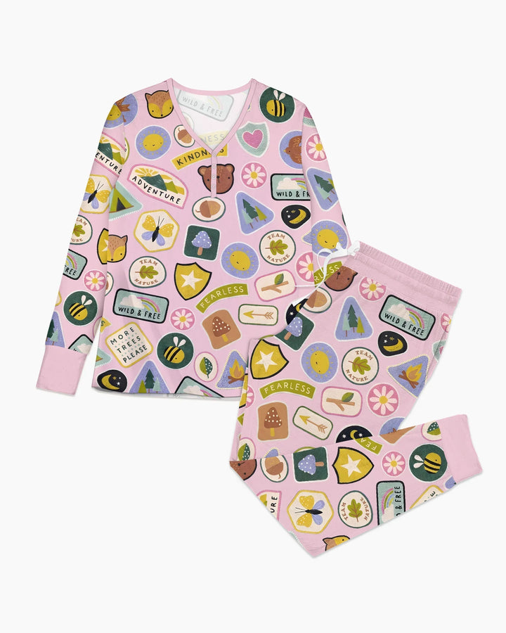 Vorlage Bambus Damen Pyjama Set