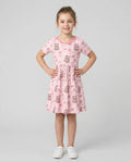 Western Cowgirl Boots And Bows Bamboo Twirl Dress