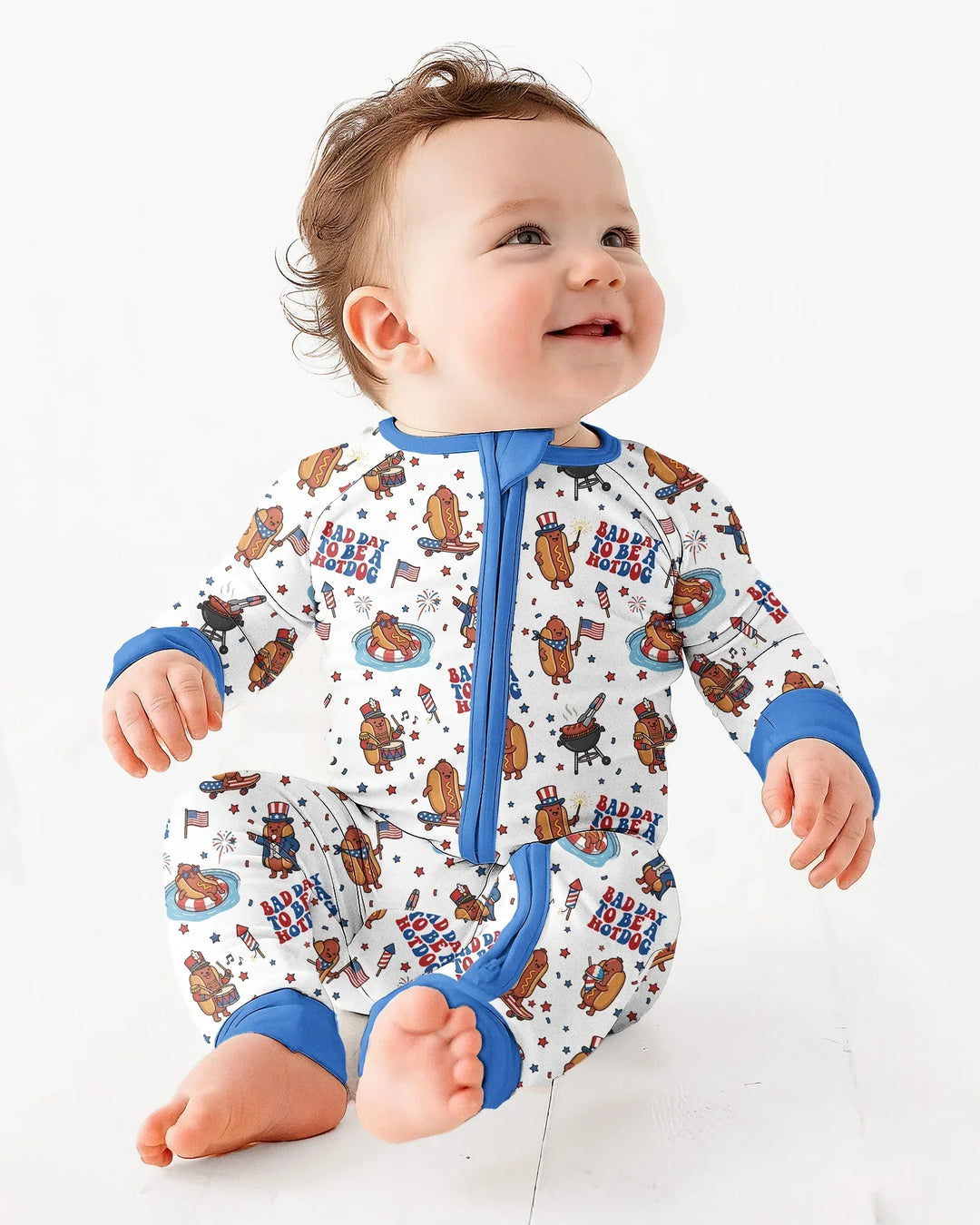Gerippte Babykleidung mit individuellem Foto - Weich &amp; Skizzenhaft