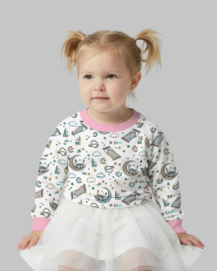 Dua, Dhikr, Traum-Matching Familie Bambus Rundhals-Sweatshirt