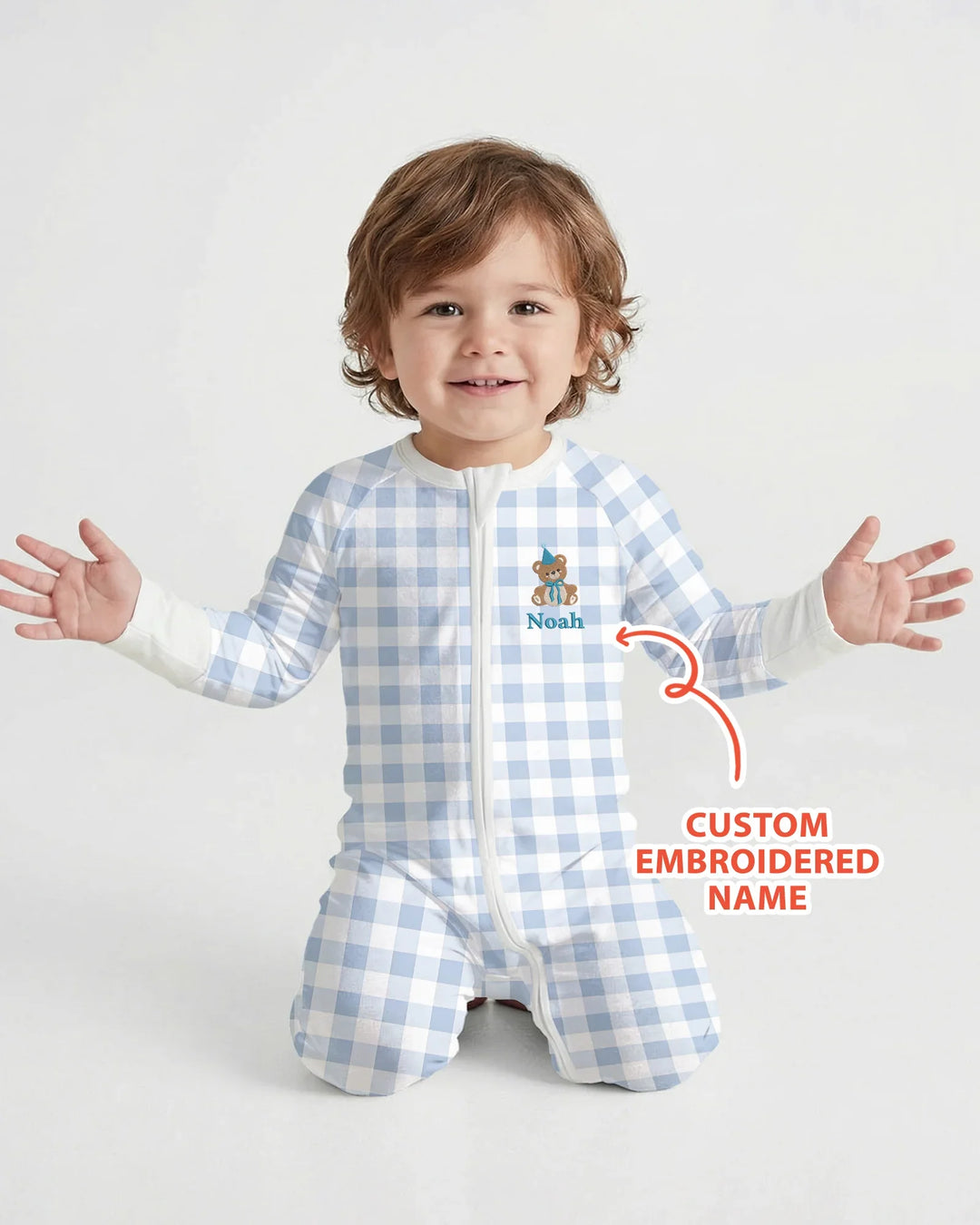 Gerippte Babykleidung mit individuellem Foto - Weich &amp; Skizzenhaft