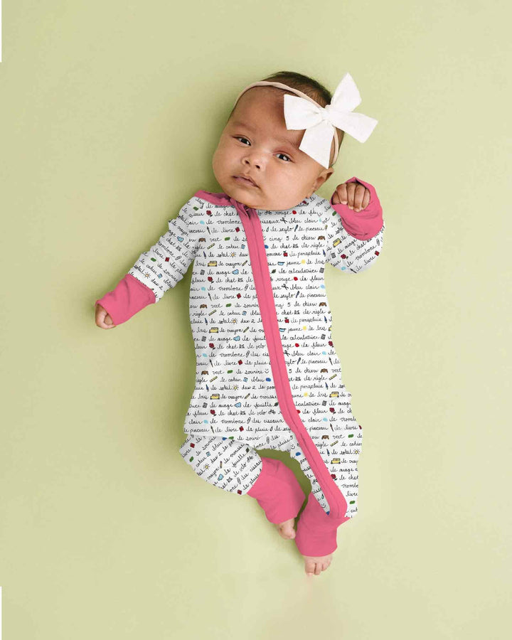French Classroom Notes Bamboo Convertible Zippy
