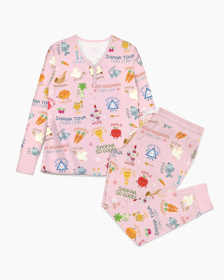 Vorlage Bambus Damen Pyjama Set
