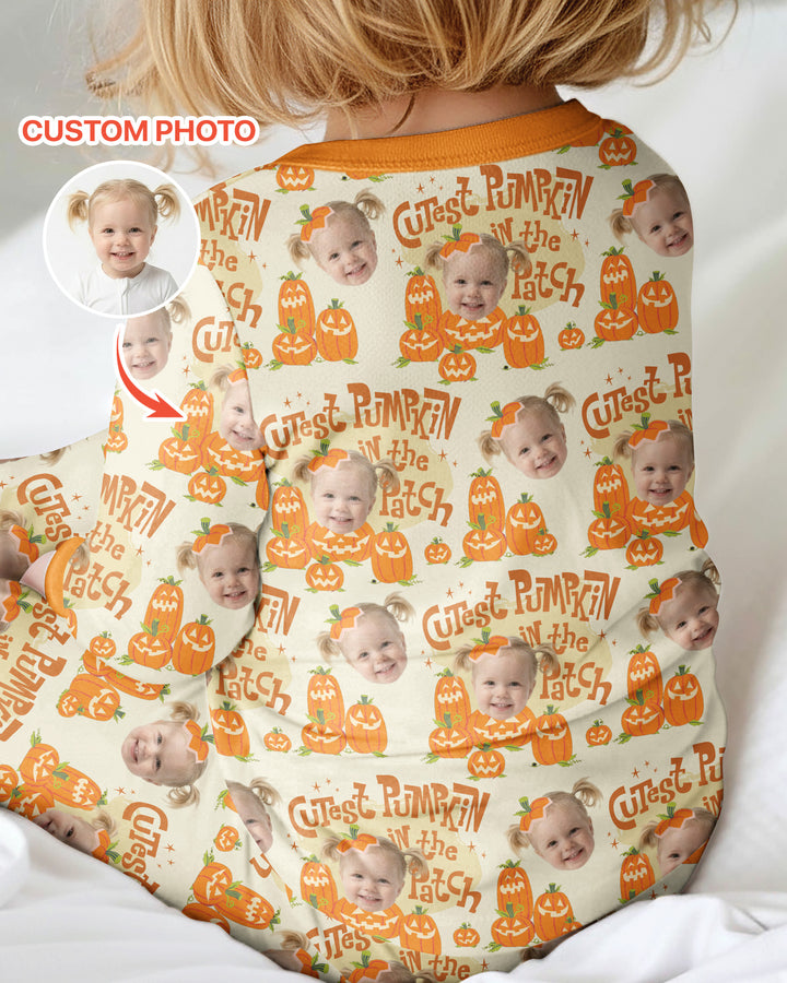 Gerippte Babykleidung mit individuellem Foto - Weich &amp; Skizzenhaft