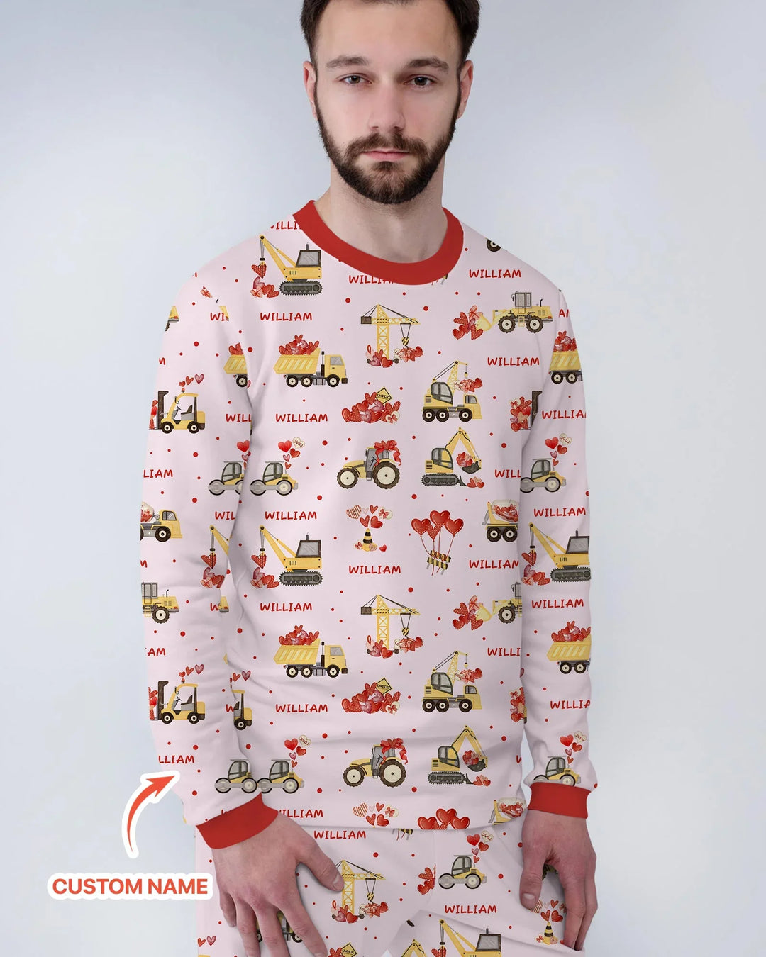 Vorlage Benutzerdefiniertes Herren-Pyjama-Set