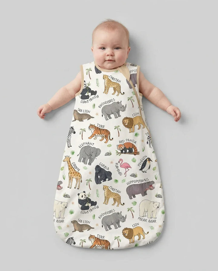 Safari Animals Bamboo Sleep Bag