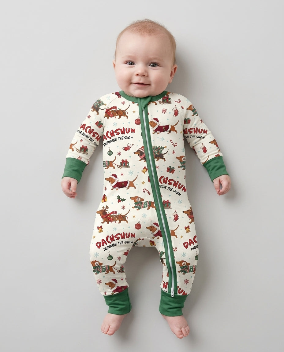 Dachshund Through The Snow Bamboo Convertible Zippy