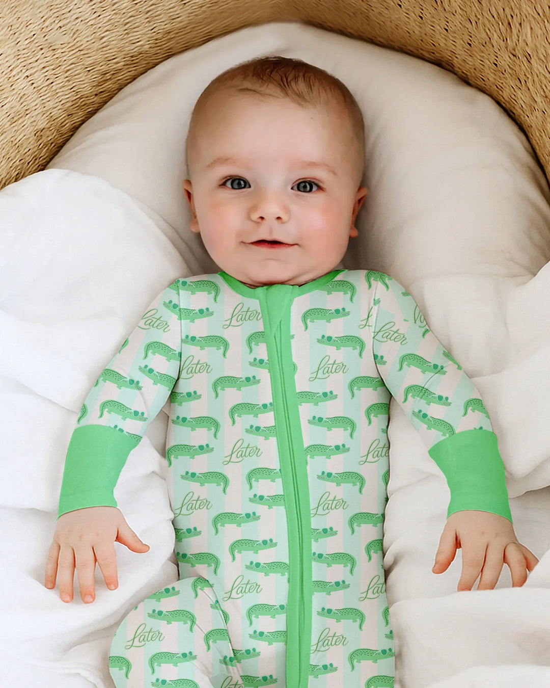 Gerippte Babykleidung mit individuellem Foto - Weich &amp; Skizzenhaft