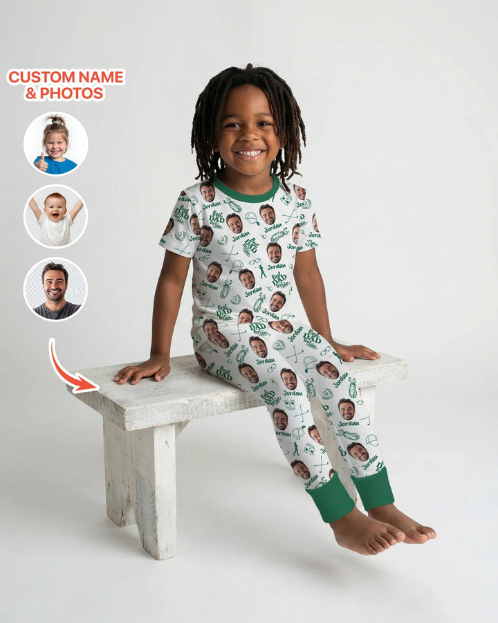 Zweiteiliges, kurzärmliges Pyjama-Set mit Marienkäfern