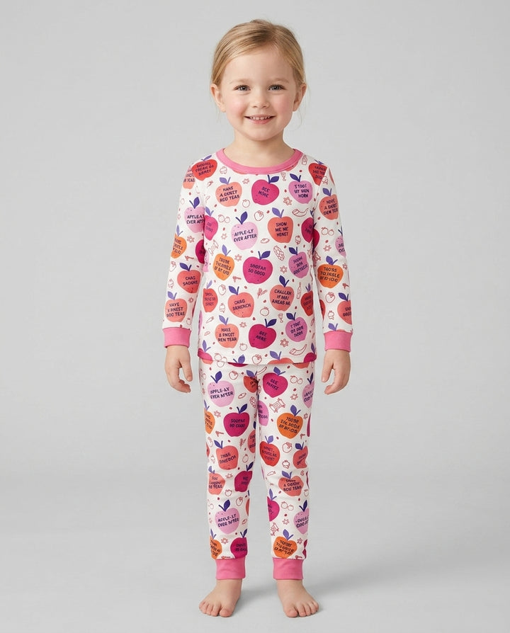 Rosh Hashanah Funny Jewish Puns Bamboo Two Piece Long Sleeve Pajama Set