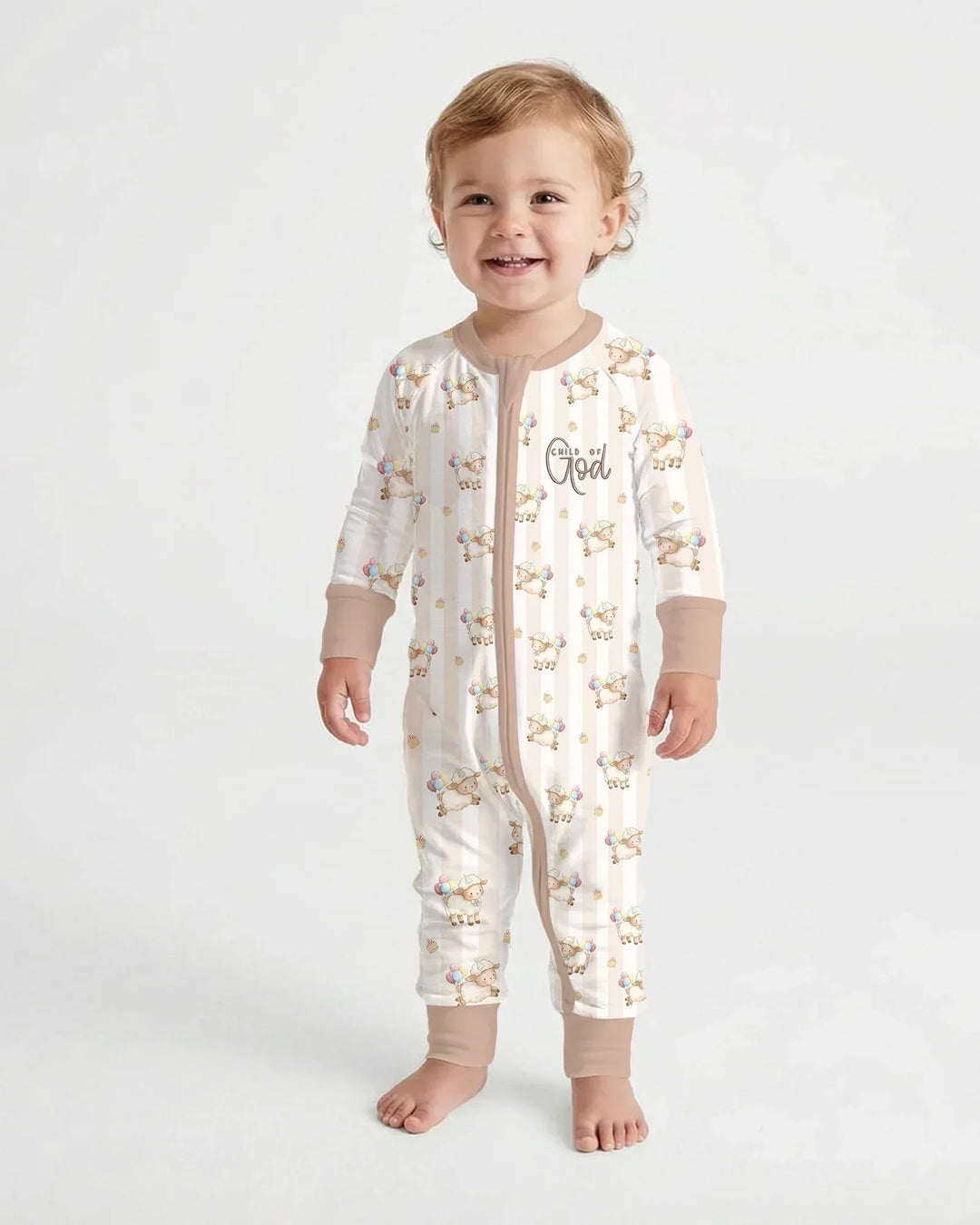 Gerippte Babykleidung mit individuellem Foto - Weich &amp; Skizzenhaft