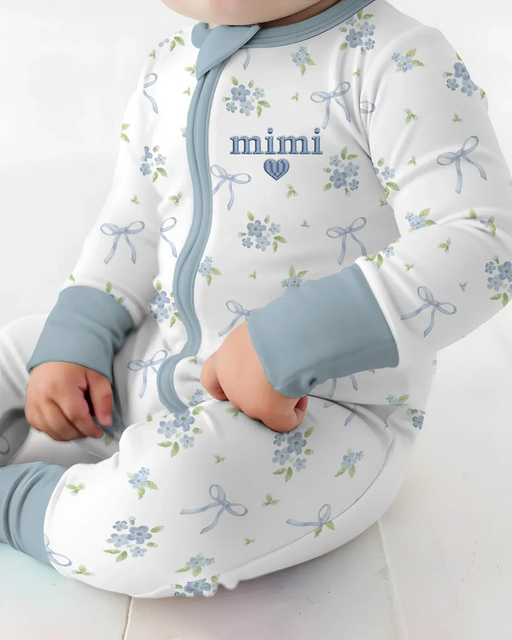 Gerippte Babykleidung mit individuellem Foto - Weich &amp; Skizzenhaft