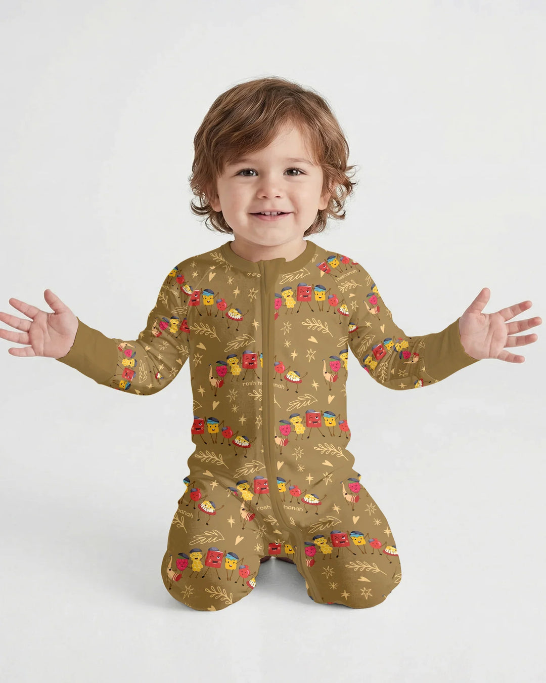 Gerippte Babykleidung mit individuellem Foto - Weich &amp; Skizzenhaft