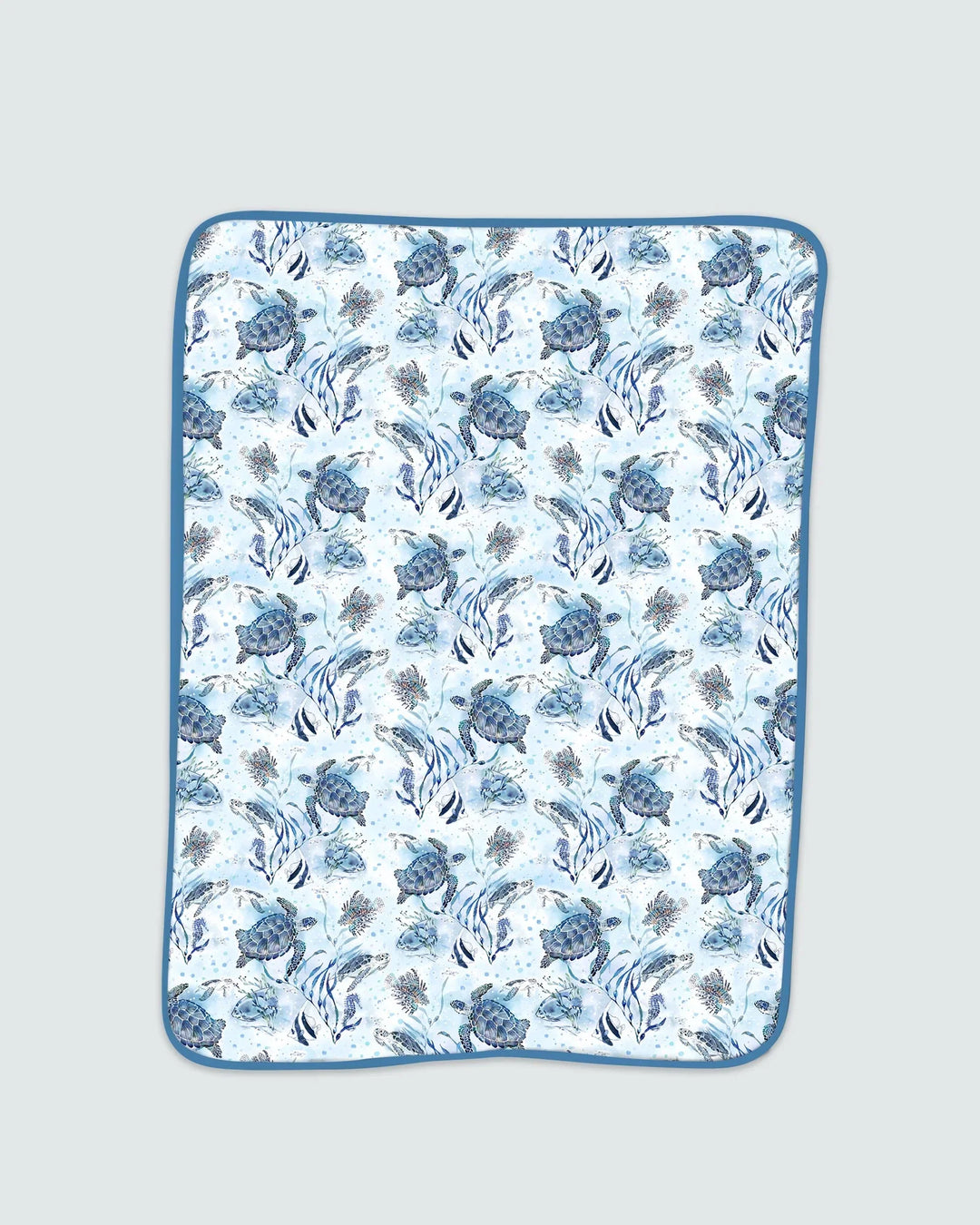 Little Turtles Family Matching Bamboo Blanket