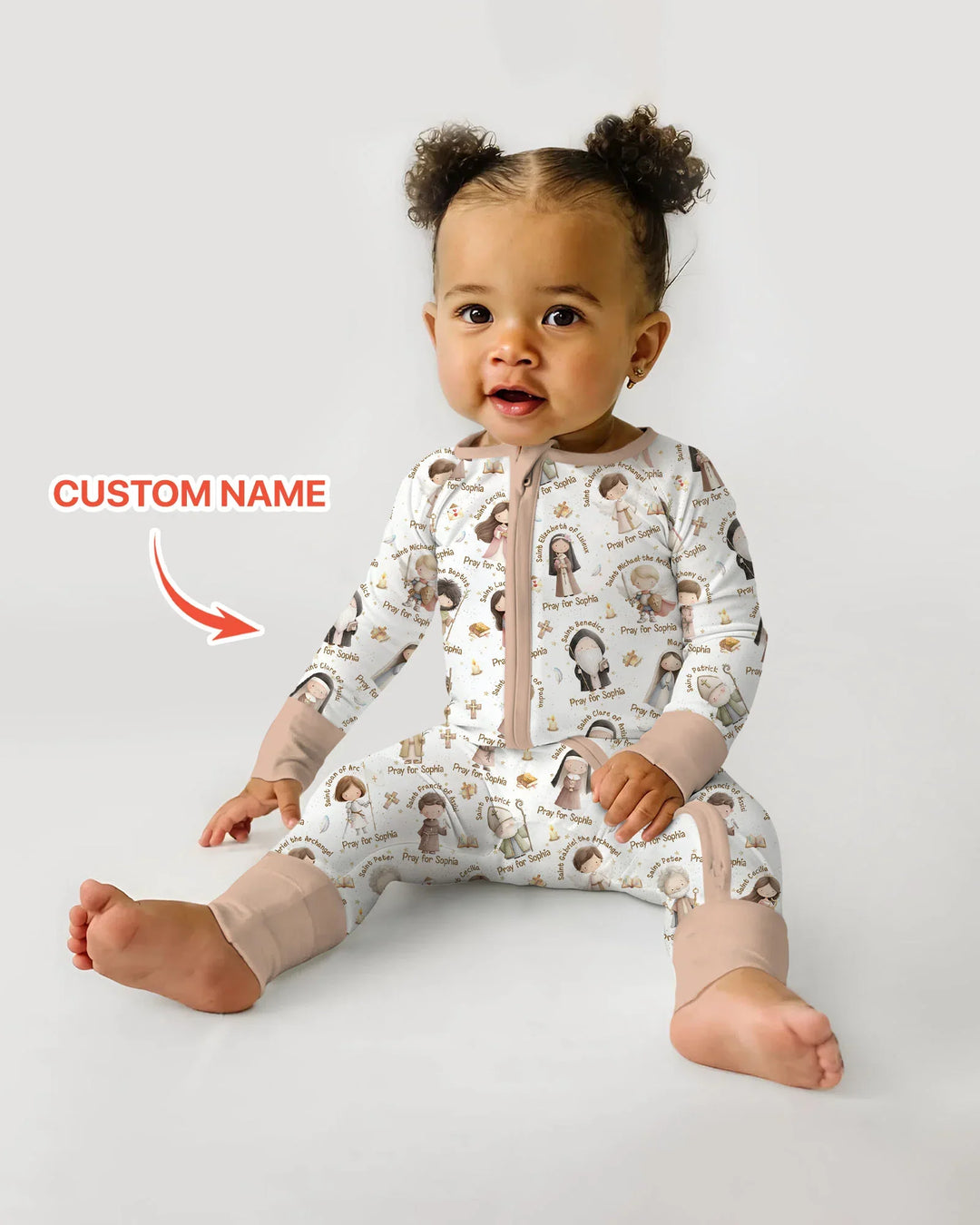 Pray For Me Custom Name Bamboo Convertible Zippy
