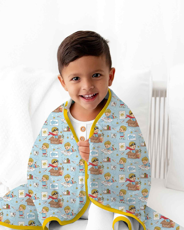 Tiny Explorer Tales Bamboo Blanket