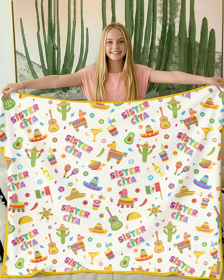 Cinco de Mayo Family Matching Bamboo Blanket
