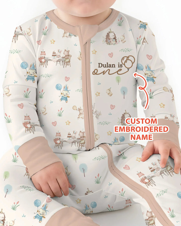 Gerippte Babykleidung mit individuellem Foto - Weich &amp; Skizzenhaft