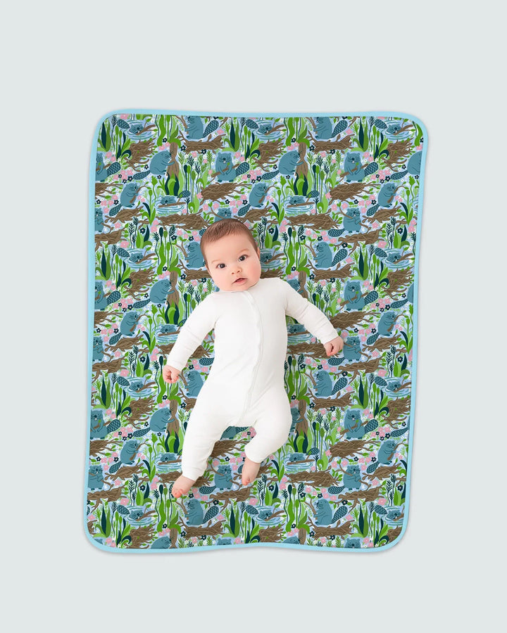 Little Dam Builders Bamboo Blanket