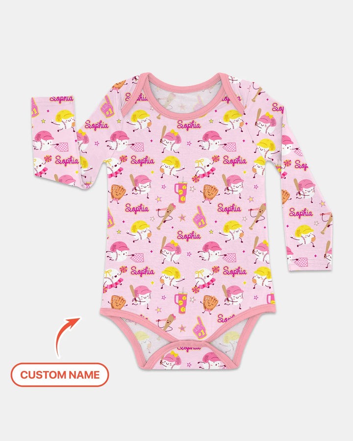Baseball Mama and Mini Matching Bamboo Bodysuit