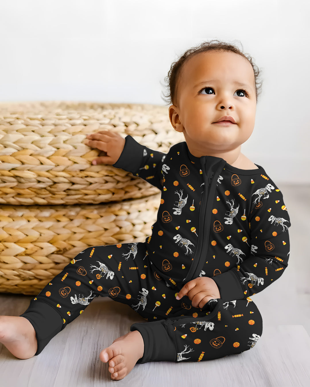 My First Halloween Dinosaur  Bamboo Convertible Zippy
