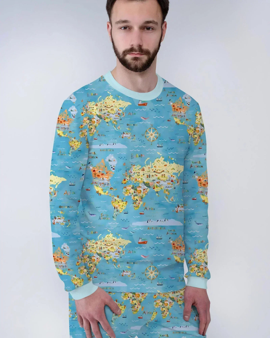 Vorlage Herren-Pyjama-Set