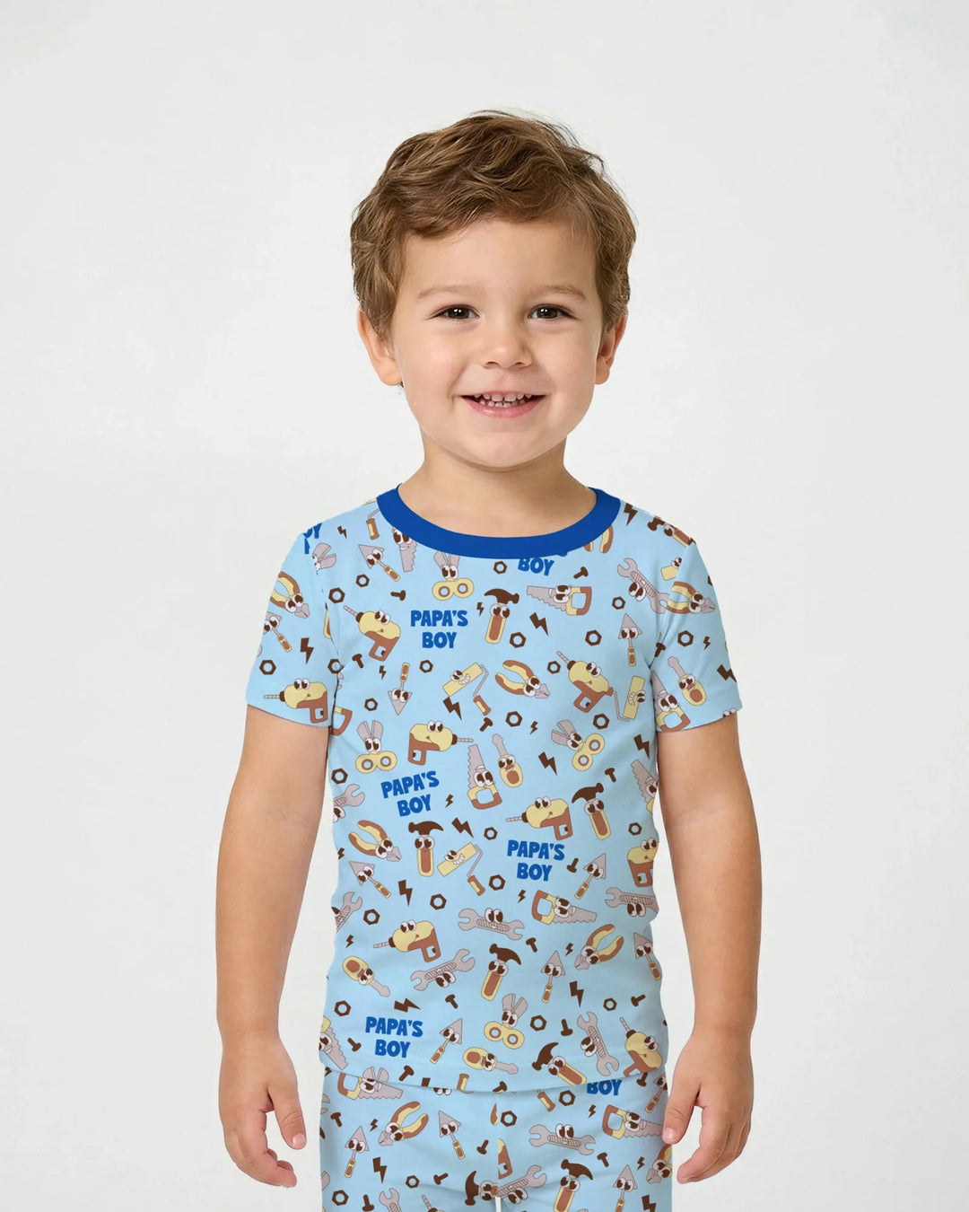 Zweiteiliges, kurzärmliges Pyjama-Set mit Marienkäfern