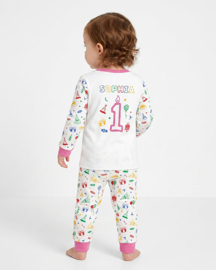 Custom Photo It's Fun To Be One Bamboo Two Piece Long Sleeve Pajama Set