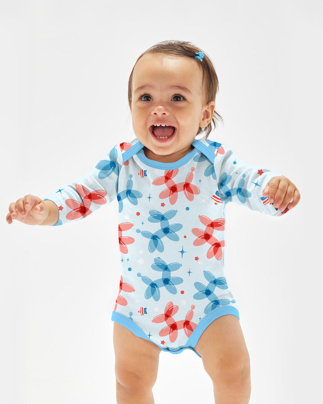 Gerippte Babykleidung mit individuellem Foto - Weich &amp; Skizzenhaft