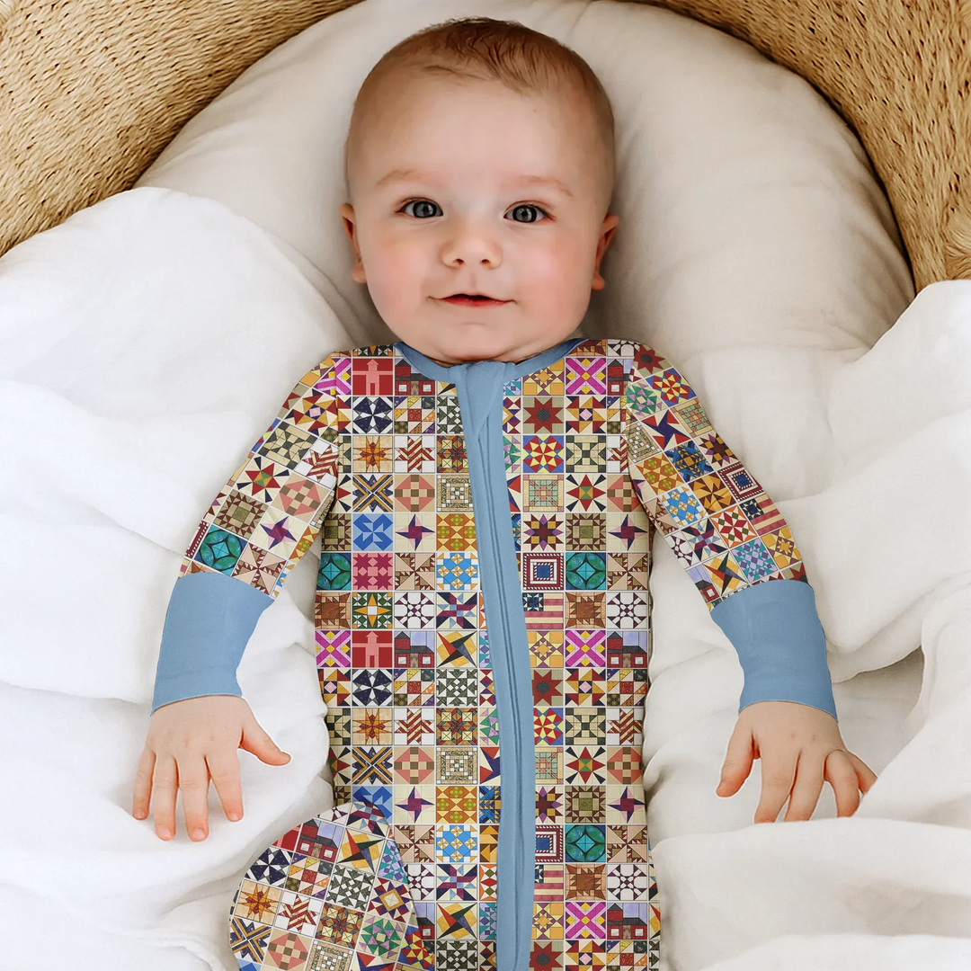 Gerippte Babykleidung mit individuellem Foto - Weich &amp; Skizzenhaft