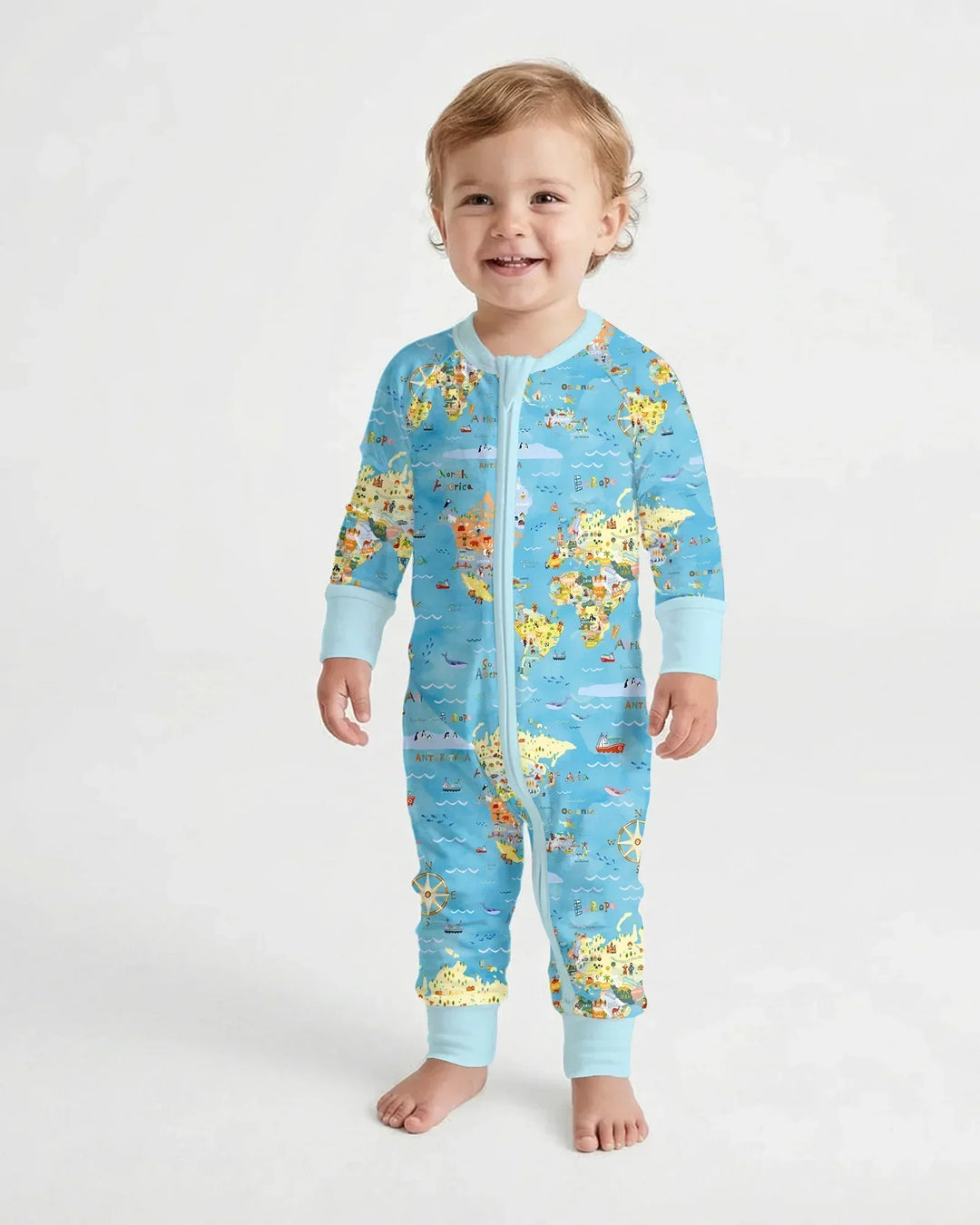 Gerippte Babykleidung mit individuellem Foto - Weich &amp; Skizzenhaft