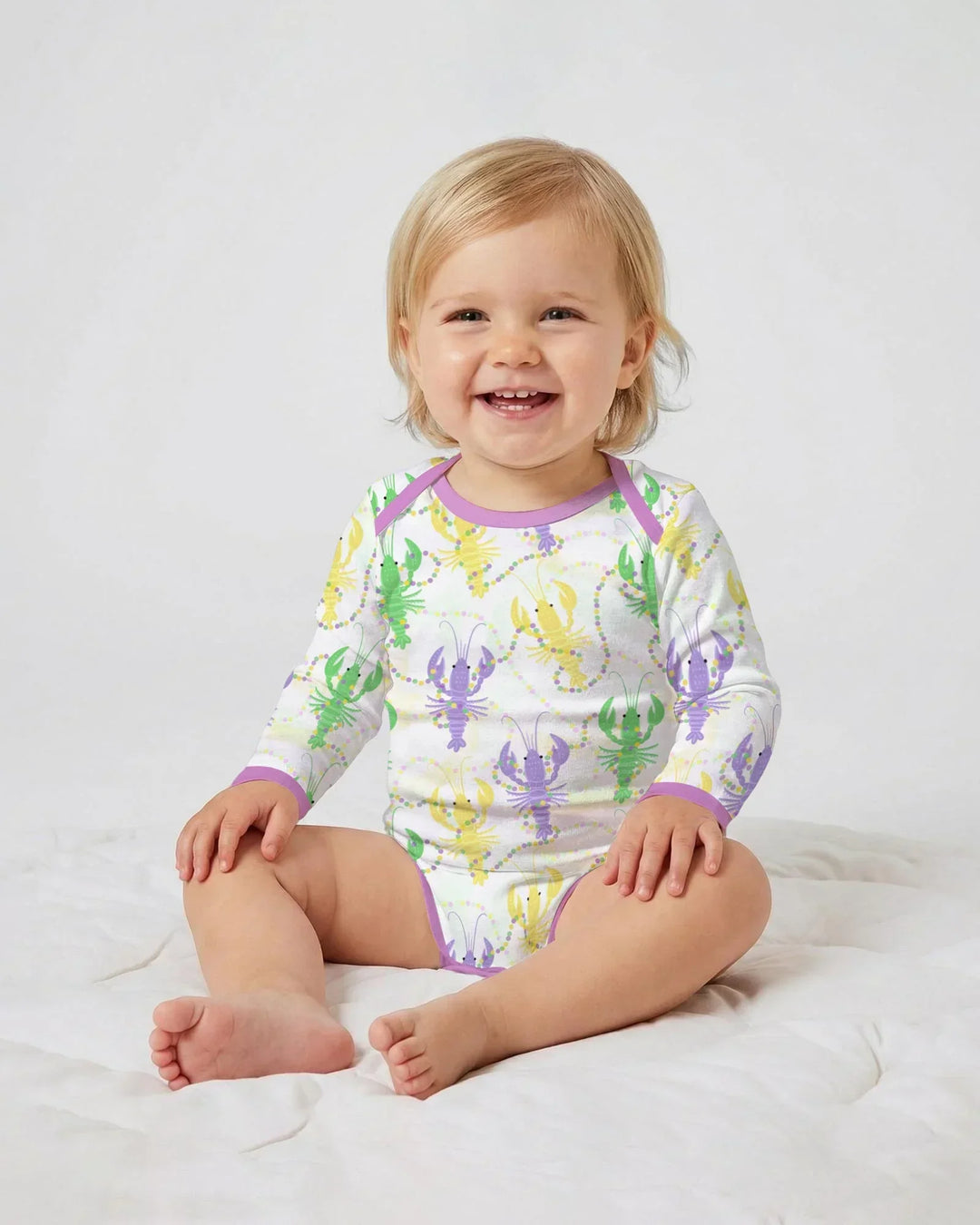 Gerippte Babykleidung mit individuellem Foto - Weich &amp; Skizzenhaft
