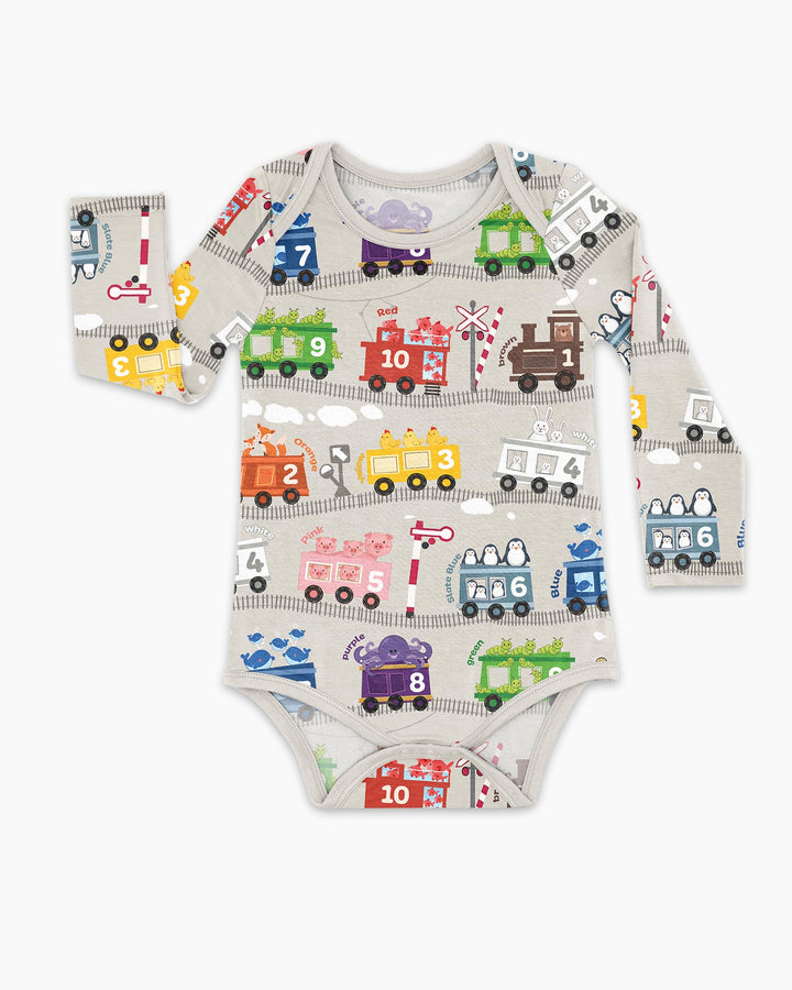 Gerippte Babykleidung mit individuellem Foto - Weich &amp; Skizzenhaft
