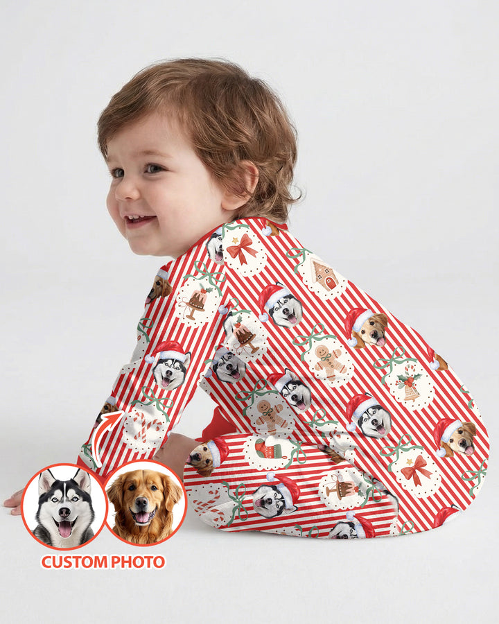 Christmas Paws Custom Photo Bamboo Convertible Zippy
